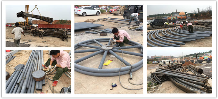 景观钢结构拼图