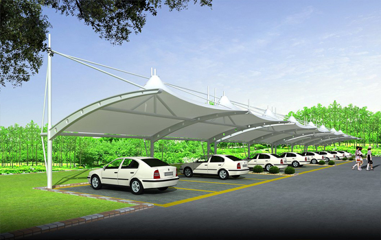 膜结构停车棚