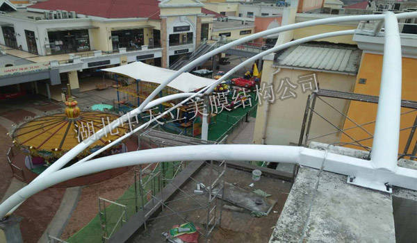 盘龙城奥特莱斯顶棚膜结构施工图