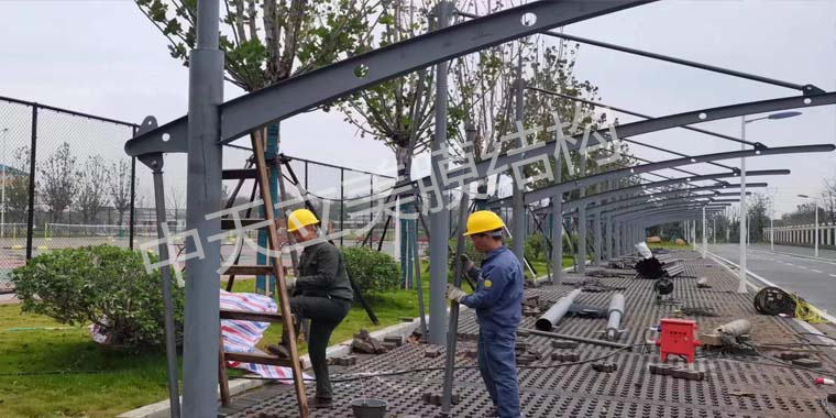 武汉膜结构停车棚厂家